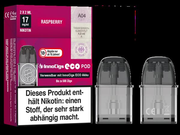 InnoCigs - Eco Raspberry 2x Pods 17mg